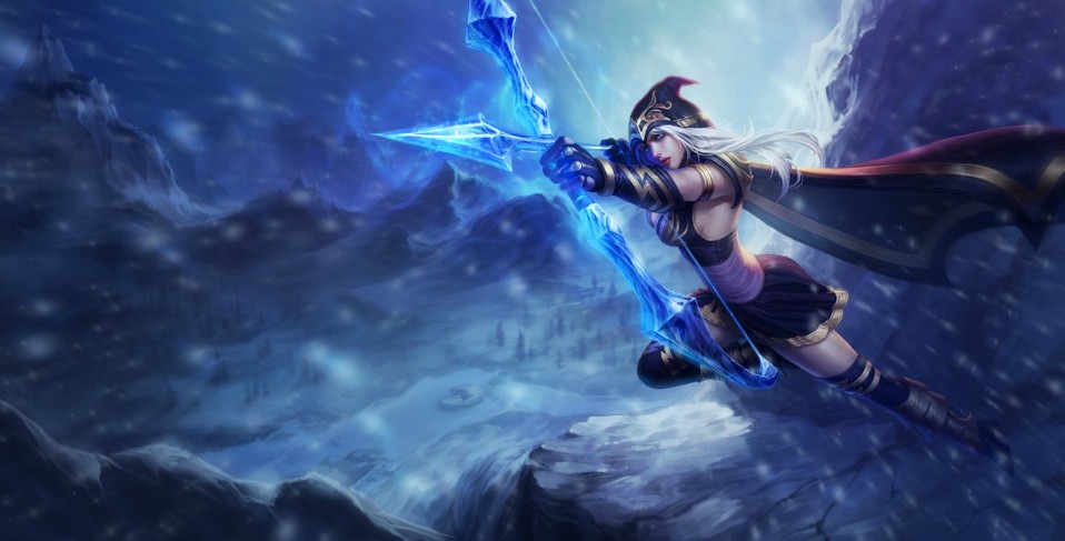 Ashe | Rol: Tirador | Ataque a distancia e inmovilización a enemigos