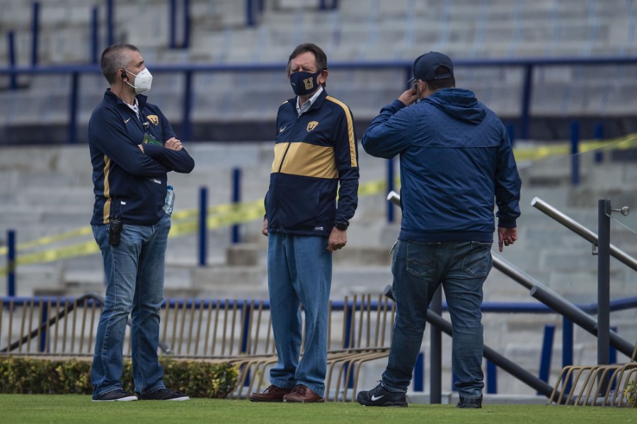 El directivo estuvo en el Olímpico Universitario para el duelo ante La Máquina. FOTO: Mexsport.