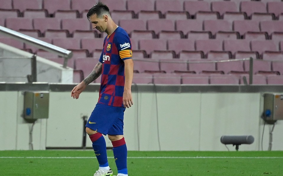 El rumor es fuerte sobre que Messi se va del Barcelona. Foto: AFP