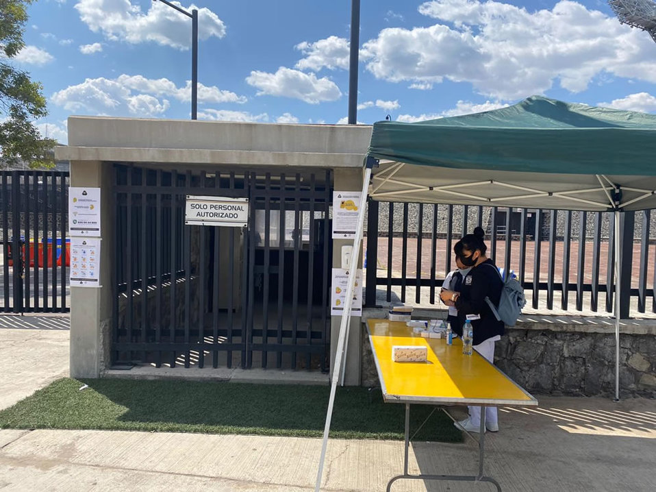 Desérticos los accesos a la cancha de Pumas, algo que ojalá no dure mucho tiempo.