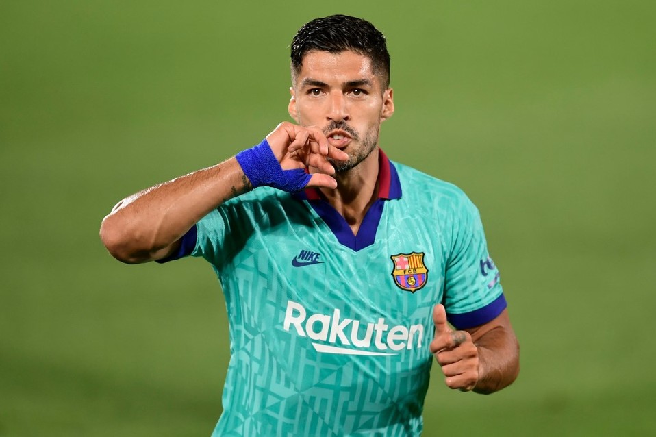 Luis Suárez llegó a 198 goles con el Barcelona. (Foto: AFP)