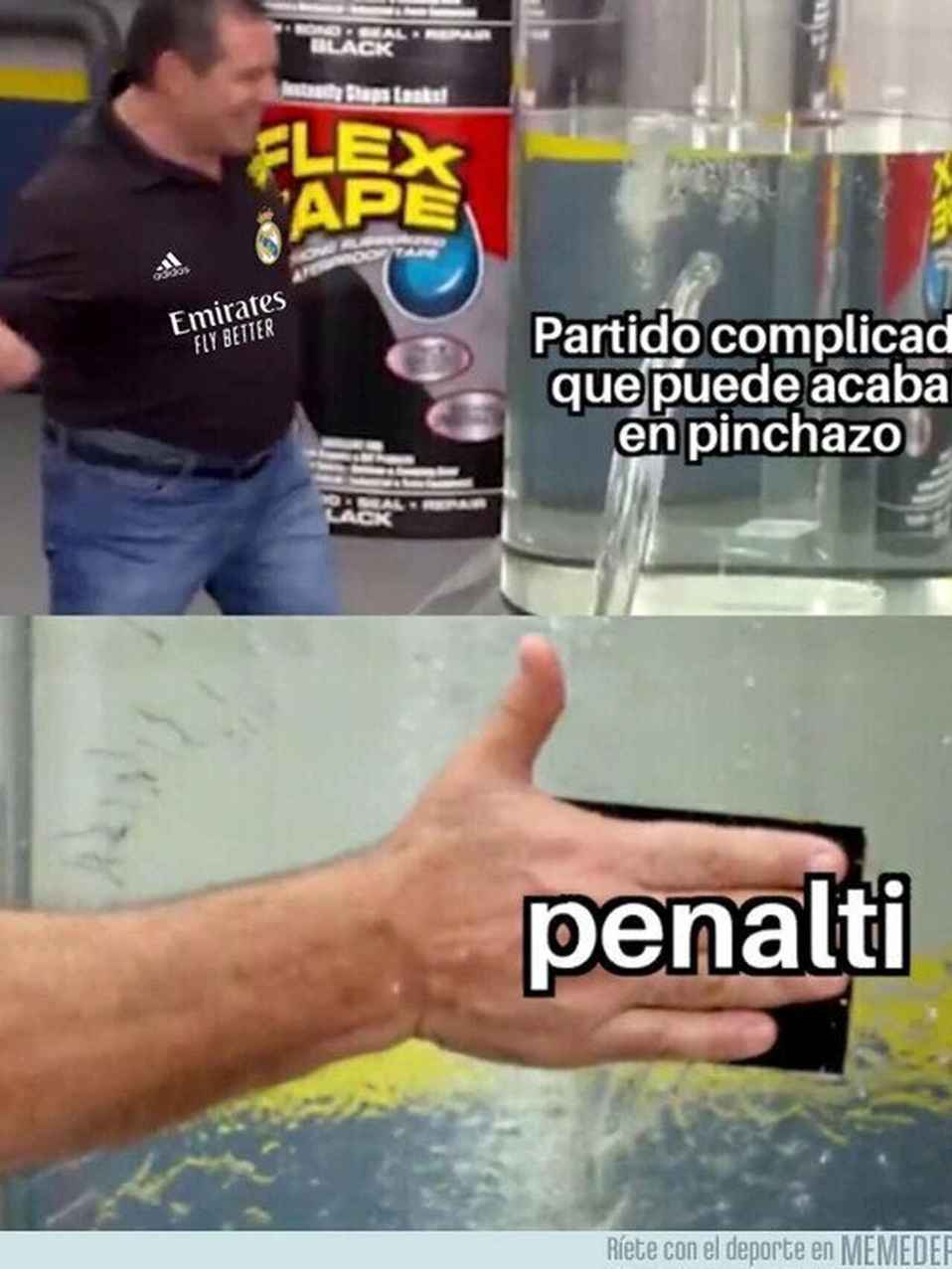 Nada que un penalty a favor de los Merengues no resuelva.