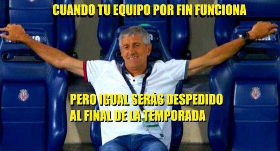 A Quique Setién ya le están esperando los africanos del ataúd.