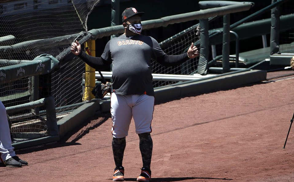 Sandoval regresó al Summer Camp de los Giants. (Foto: AP)