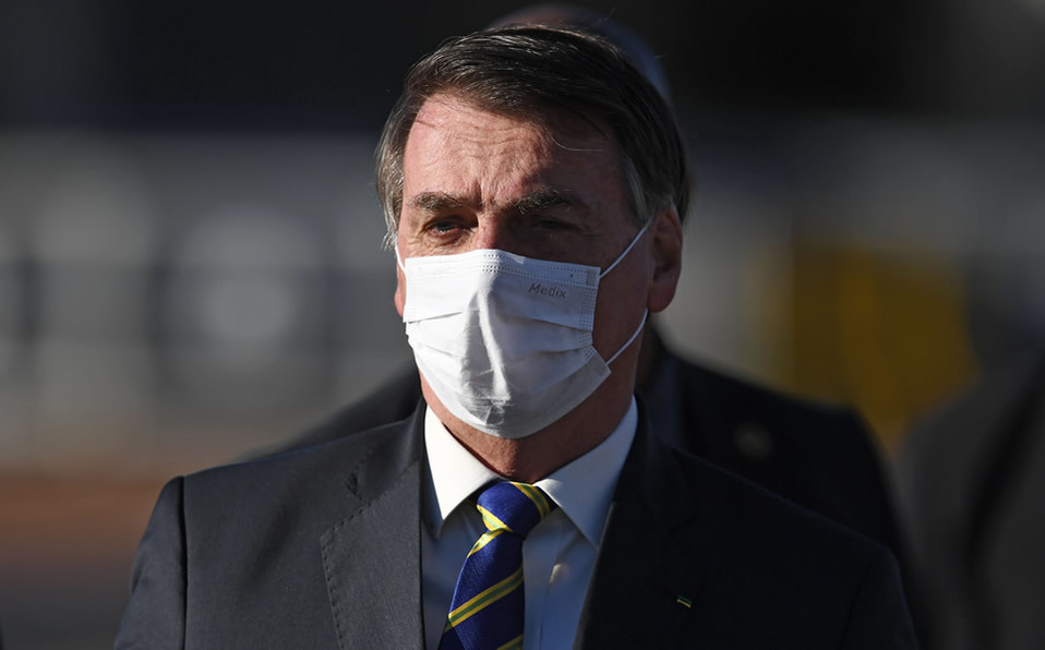 Jair Bolsonaro, presidente de Brasil, presenta síntomas de coronavirus (FOTO: AFP)