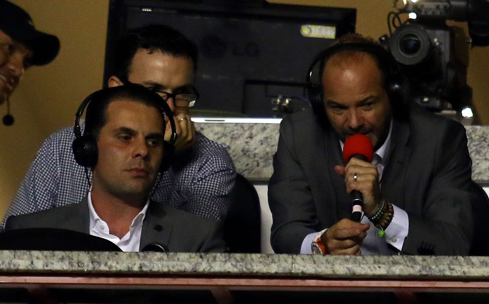 Christian Martinoli y Luis García, la dupla estelar en narraciones de futbol en TV Azteca. (Imago7)
