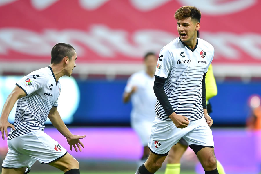 Jesús Gómez marcó el gol del triunfo de Atlas sobre Mazatlán. (Foto: Mexsport)