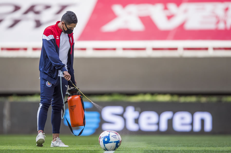 Las instalaciones fueron desinfectadas previo al juego. (Mexsport)