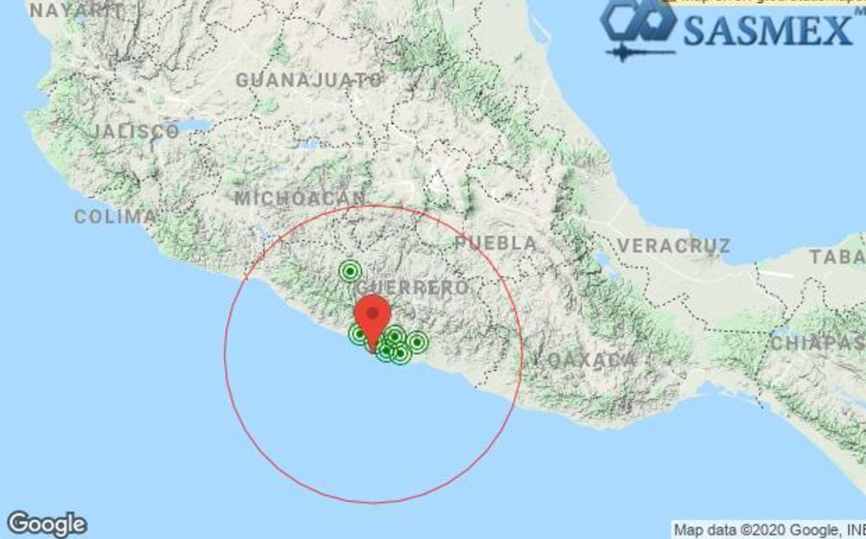 El sismo de este miércoles 8 de julio fue poco perceptible en la CDMX. Foto: @SASMEX