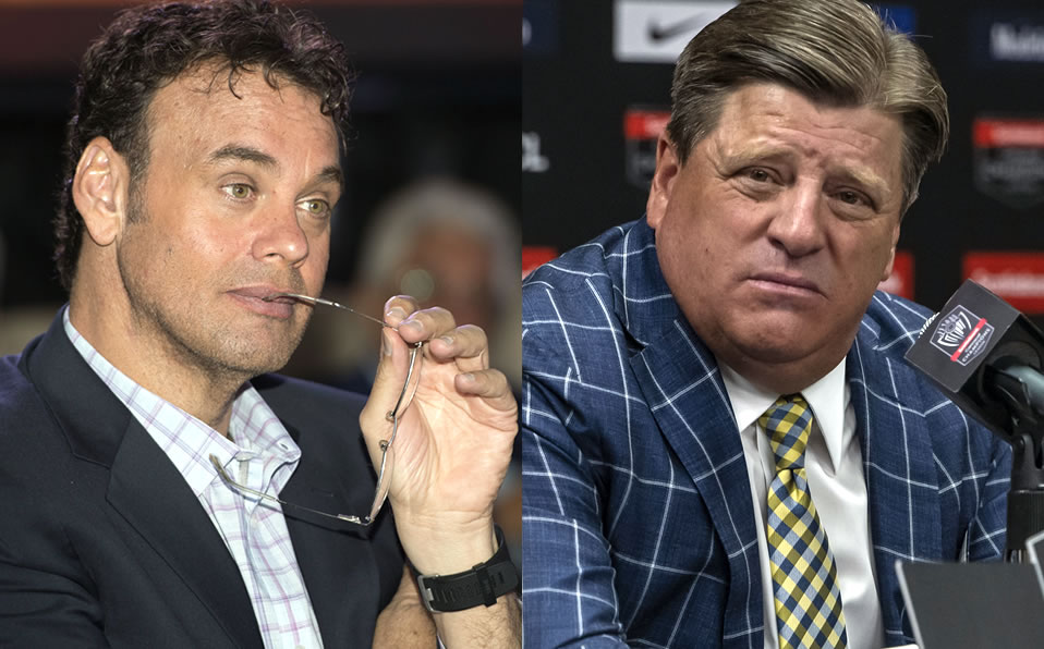 Miguel Herrera dijo ser "buen cuate" de Faitelson, aunque le reclama su "espíritu jodón". (Mexsport)