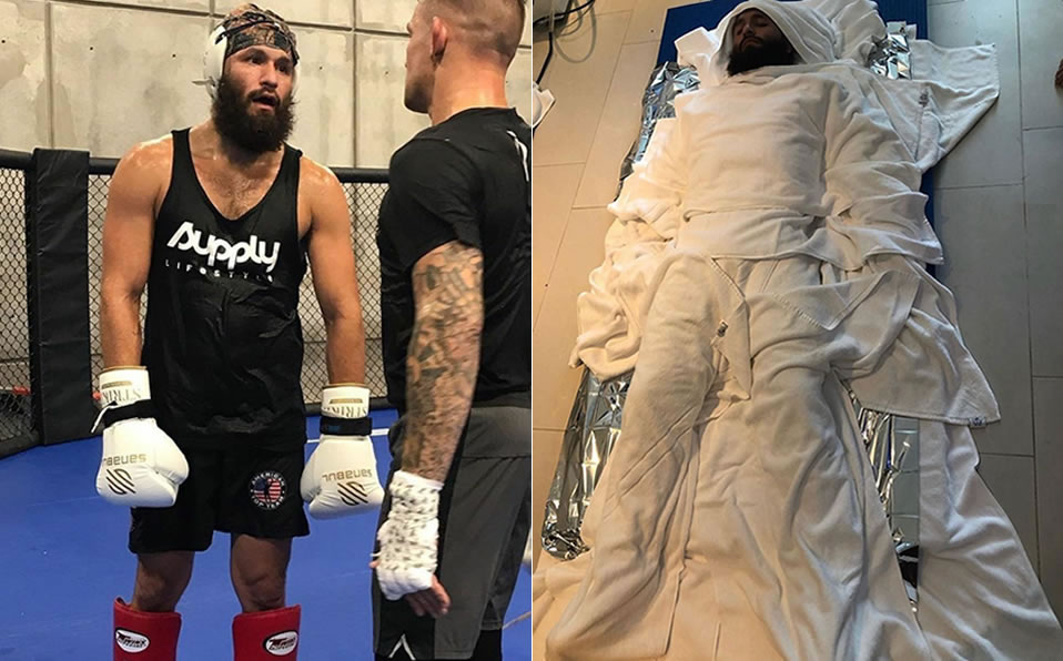 El peleador se sometió a un intenso trabajo físico (Foto: Jorge Masvidal)