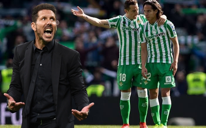 Simeone habló de Lainez, Guardado y su mejoría en el Betis (FOTO: EFE)