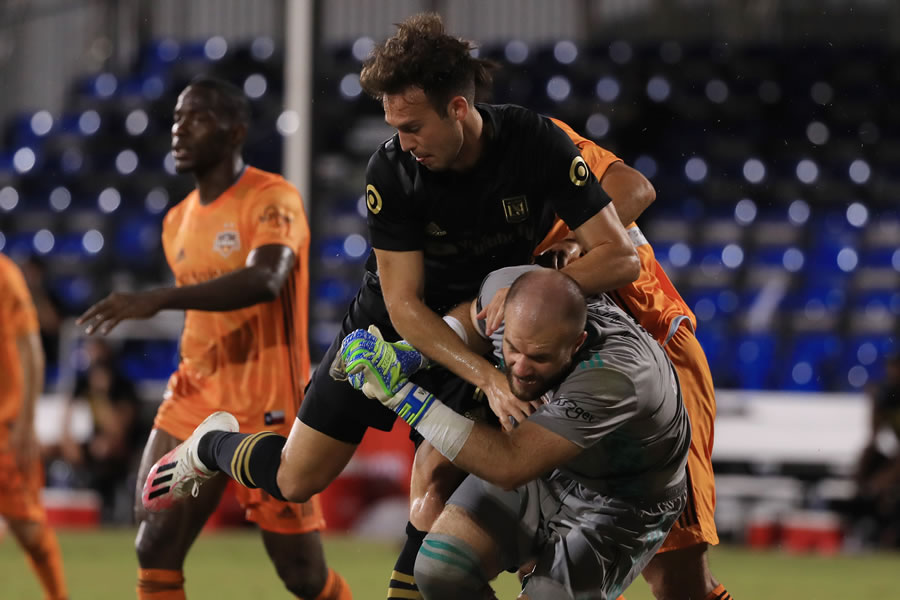 Houston Dynamo y LAFC igualaron en MLS Is Back. (Foto: AFP)