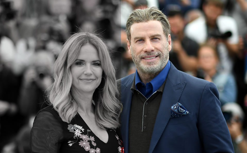 Kelly Preston y John Travolta. (Foto: AFP)