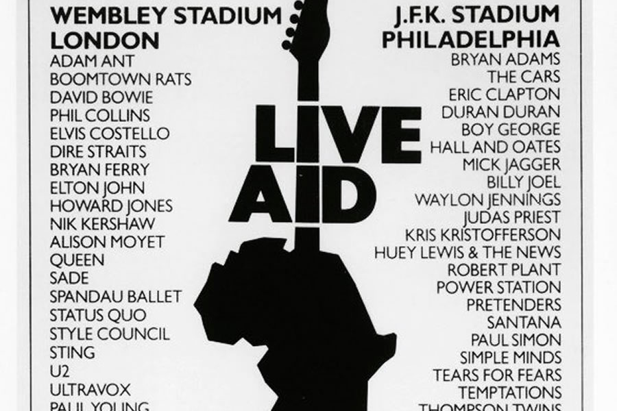 Se celebraron os 35 años de la celebración de 'Live Aid'.