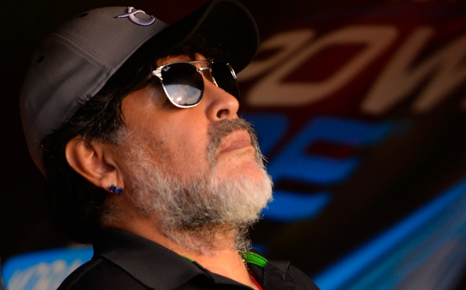 El nuevo auto de Maradona da de qué hablar. Foto: Imago7