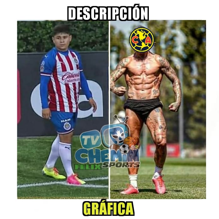 Nunca van a faltar los ardidos americanistas, perdieron y se burlan de la Chofis.