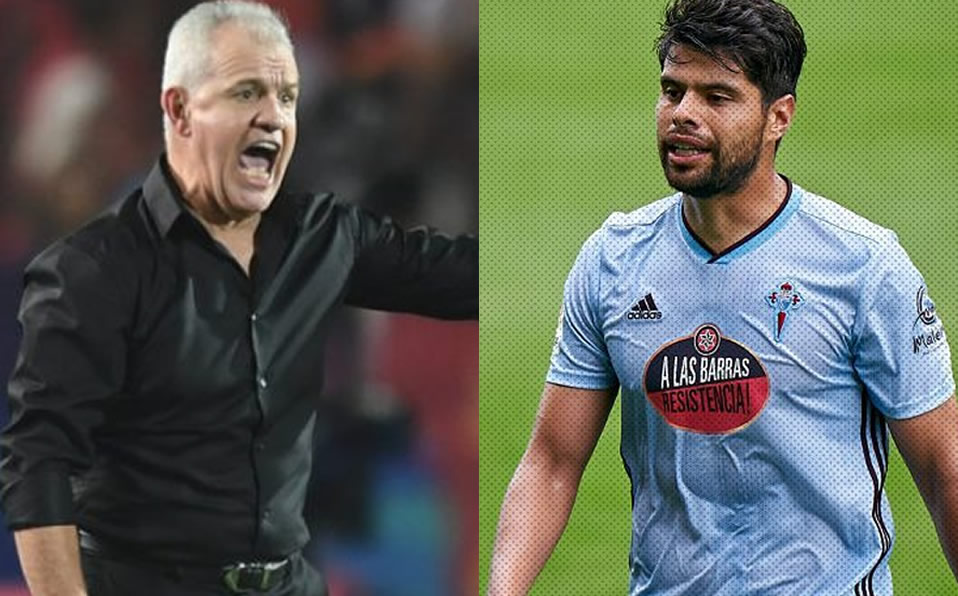 Javier Aguirre y Néstor Araujo.