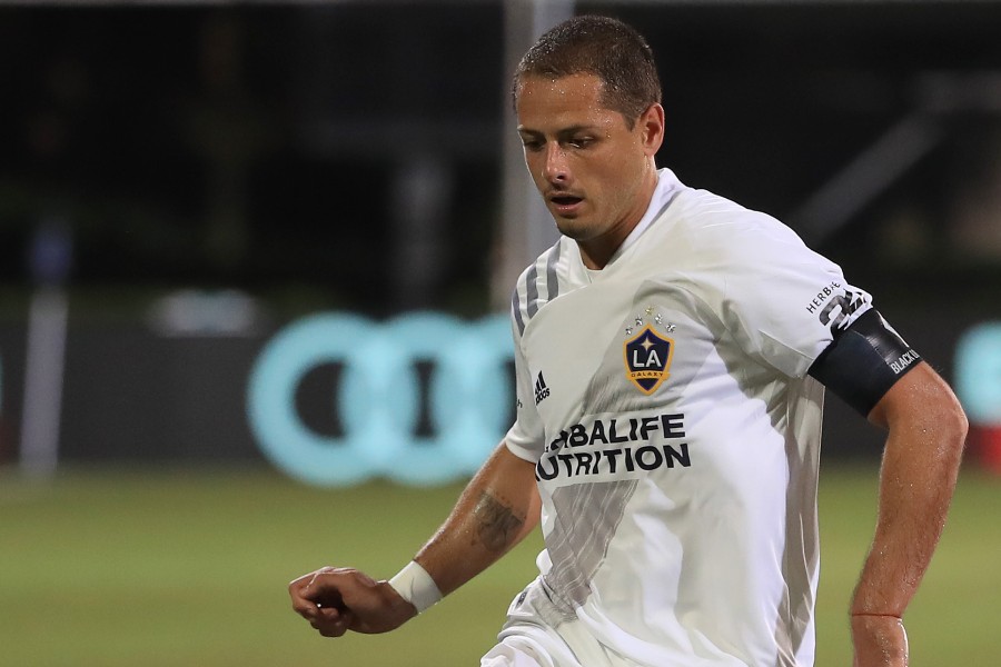 El mexicano hizo su debut en la MLS is Back con un gol. FOTO: AFP.