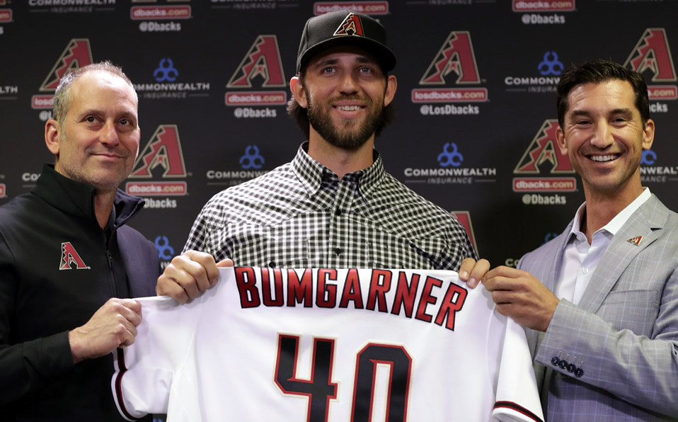 Bumgarner iniciará su contrato por cinco años este 2020. (Foto: AP)