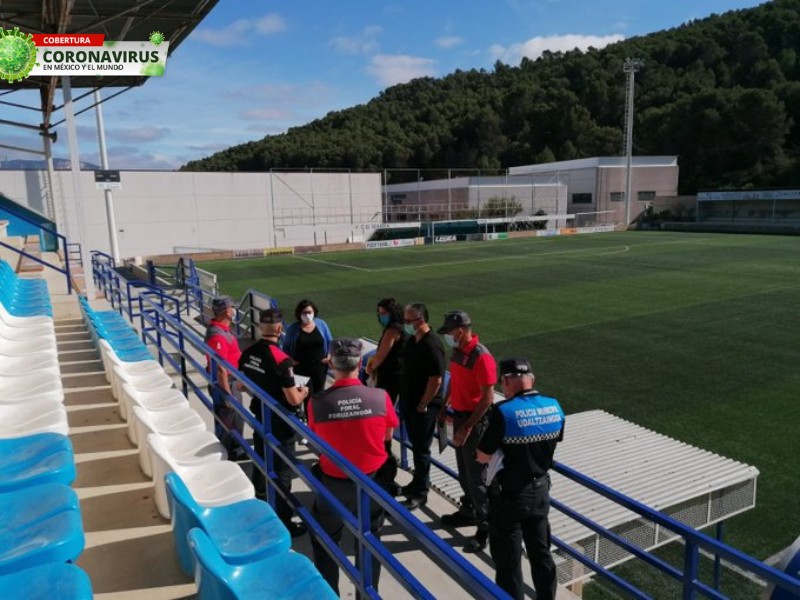 La Policía Foral de Navarra ya busca a los organizadores del partido.