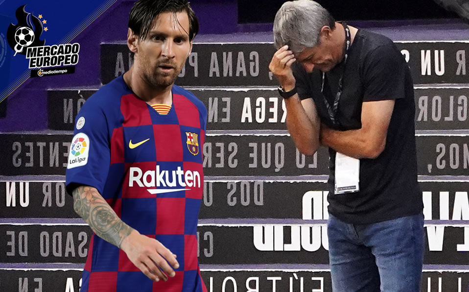 Lionel Messi habría encabezado el movimiento para remover a Setién del Barcelona. (AFP)