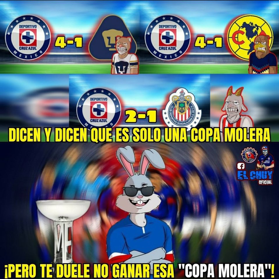 Los memes de la victoria de Cruz Azul sobre Chivas en la Copa GNP.