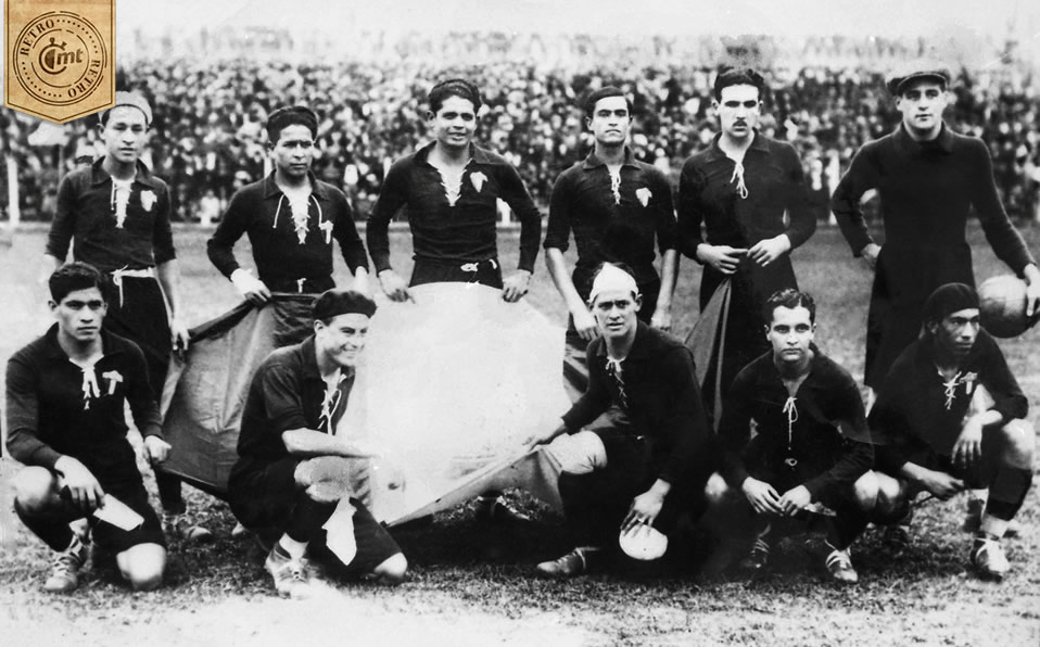 La Selección Mexicana que participó en el Mundial Uruguay 1930. (Foto: Mexsport)