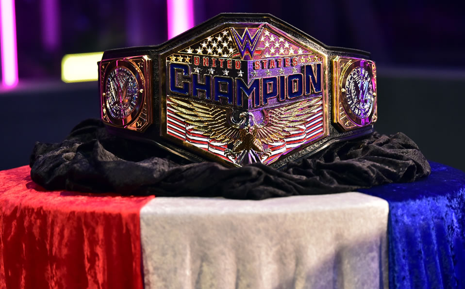 El nuevo título de los Estados Unidos estaba pactado a disputarse, pero Apollo Crews no pudo competir.