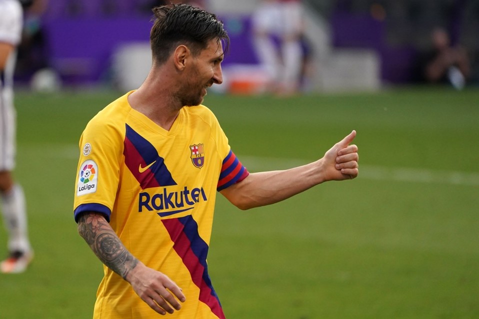 Lionel Messi comanda el 11 ideal de La Liga. (Foto: AFP)