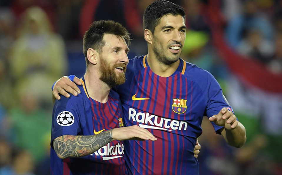 Lionel Messi y Luis Suárez, se va juntos con sus familias de vacaciones /  Foto: AFP
