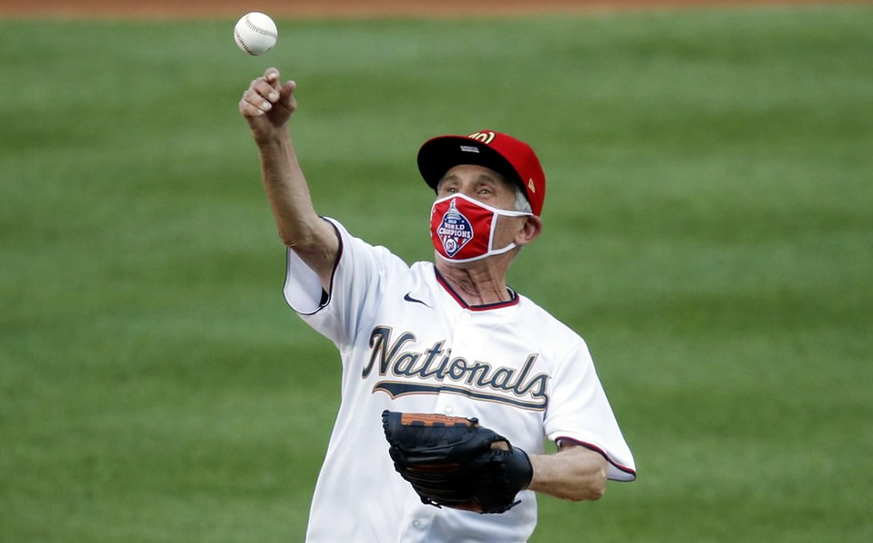 Fauci es aficionado de los Nationals. (Foto: AP)