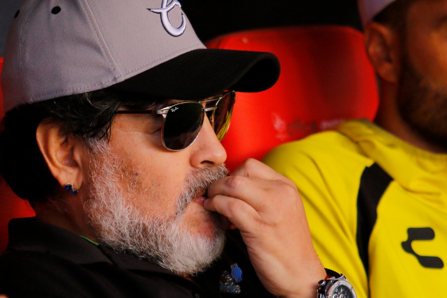 Maradona actualmente dirige en el futbol argentino. FOTO: Imago7.