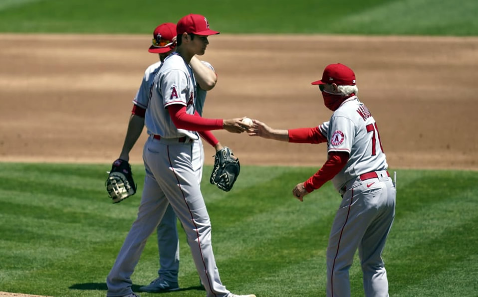 Esta es la salida de más carreras para Ohtani en MLB. (Foto: AP)