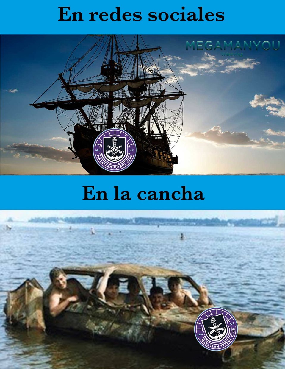 Memes: Pisoteados como cucarachas; así quedó Mazatlán tras la goleada.
