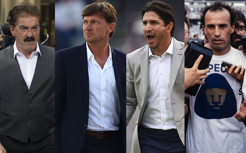 La Volpe, Cristante, Marioni y Vera son candidatos para dirigir a Pumas. (Fotos: Mexsport)
