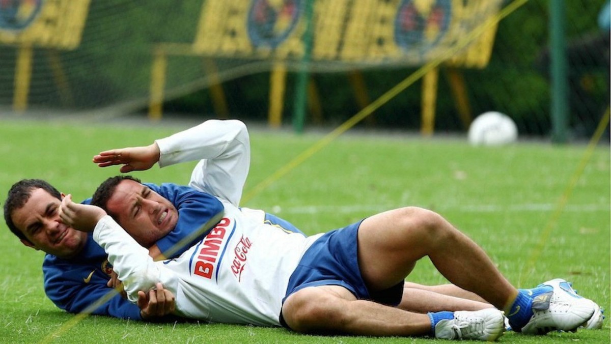 Cuauhtémoc Blanco y Germán Villa marcaron un hito en el América.  (Foto: Mexsport)
