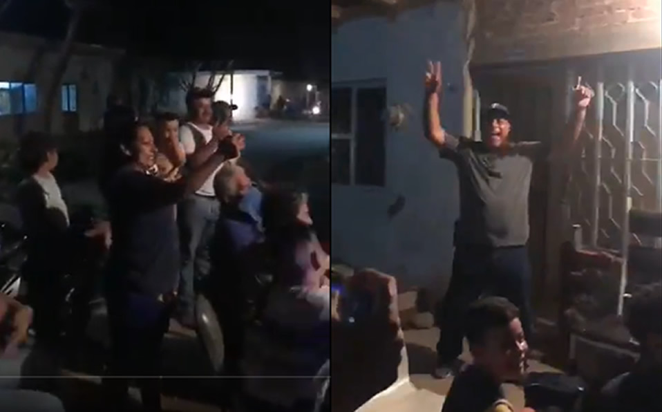 La familia de González se reunió en Tuxpan, Nayarit.