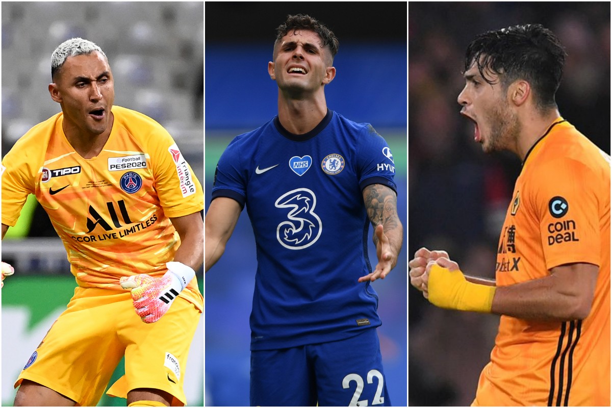 Navas, Pulisic y Jiménez, fueron de lo más destacado de la Concacaf en Europa. FOTOS: AFP.