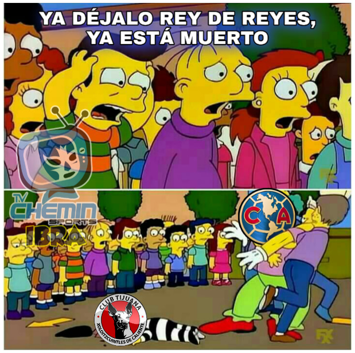Y solo fueron cuatro porque el América se apiadó.