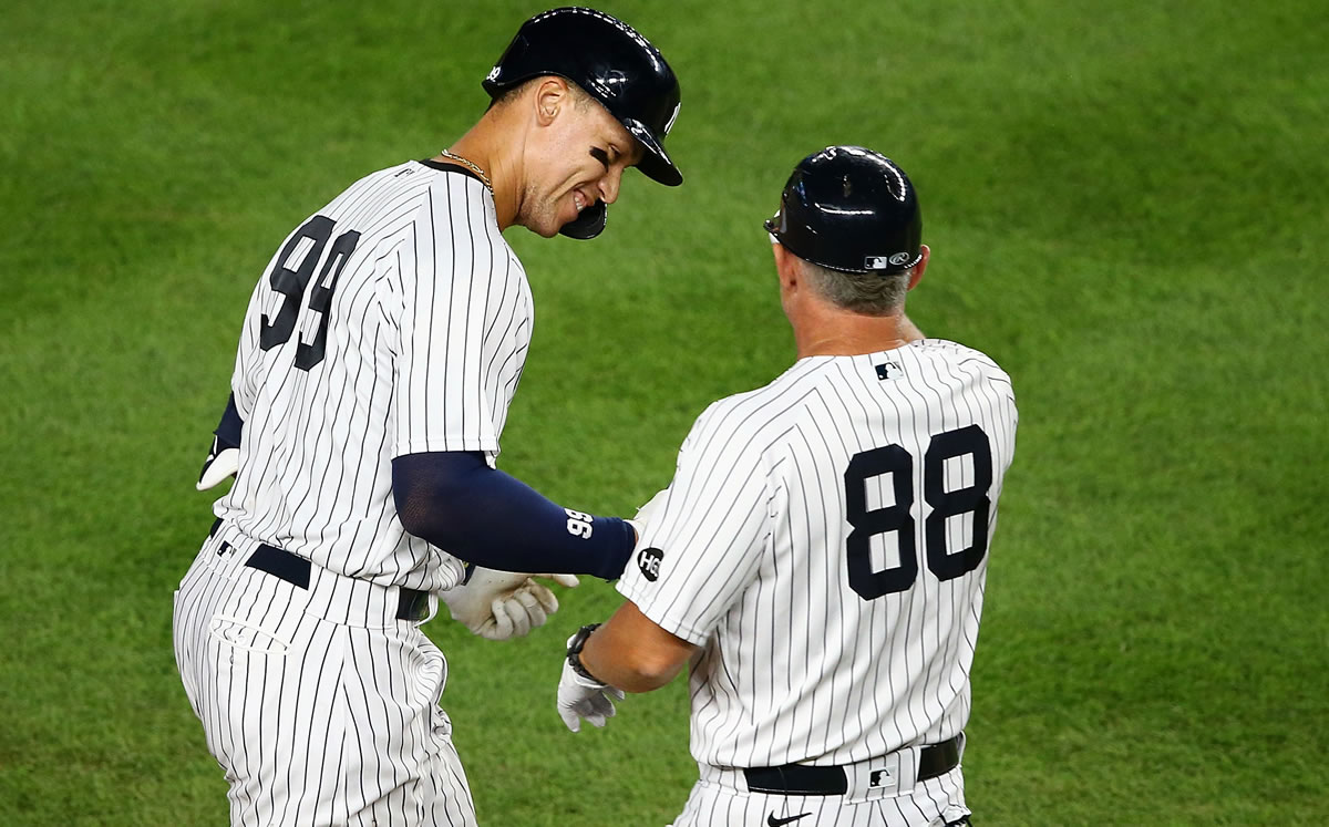 Aaron Judge fue el héroe de los Yankees (AFP)