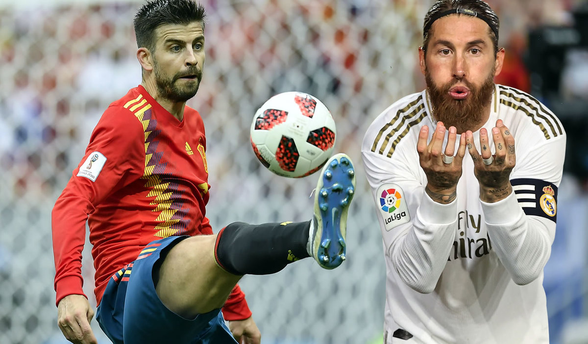 Sergio Ramos ganó LaLiga este 2020 con el Real Madrid, Piqué quedó segundo con Barcelona. (Imago7 | Footy Renders)