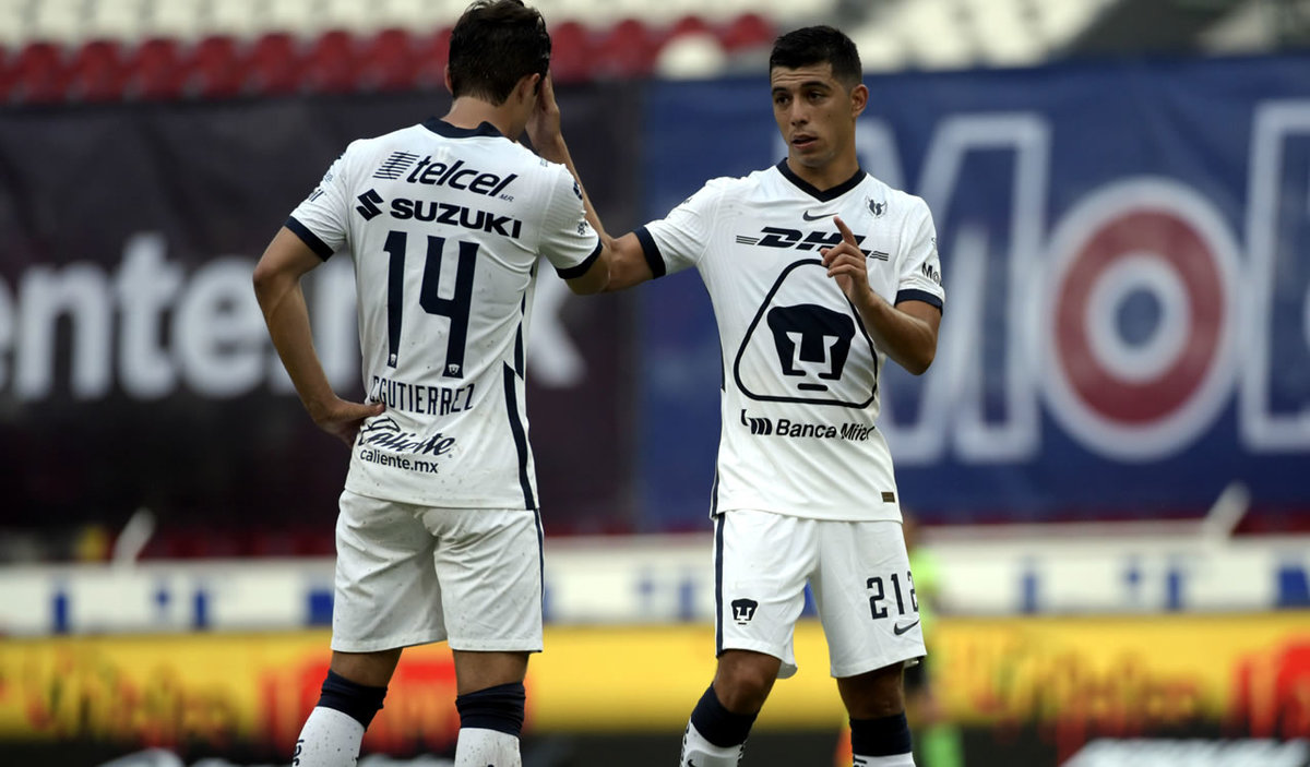 Erik Lira debutó profesionalmente con Pumas ante Atlas en la Jornada 2 del Guard1anes 2020. (Imago7)