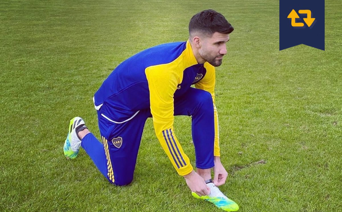 Lisandro López de Boca Juniors manteniéndose en forma para cuando llegue el regreso. (Foto: @BocaJrsOficial)