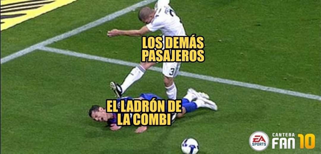 ¡Ni los de la combi son tan agresivos como Pepe!