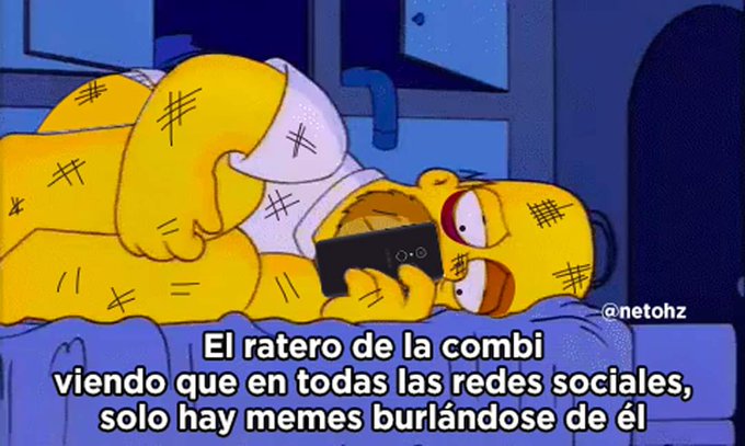 Y como todo momento en esta vida tiene una referencia de Los Simpson.