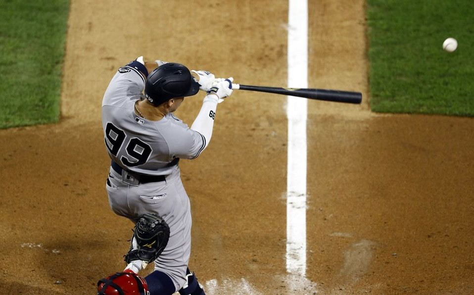 Aaron Judge ha pegado 7 home runs en la racha de juegos. (Foto: AP)