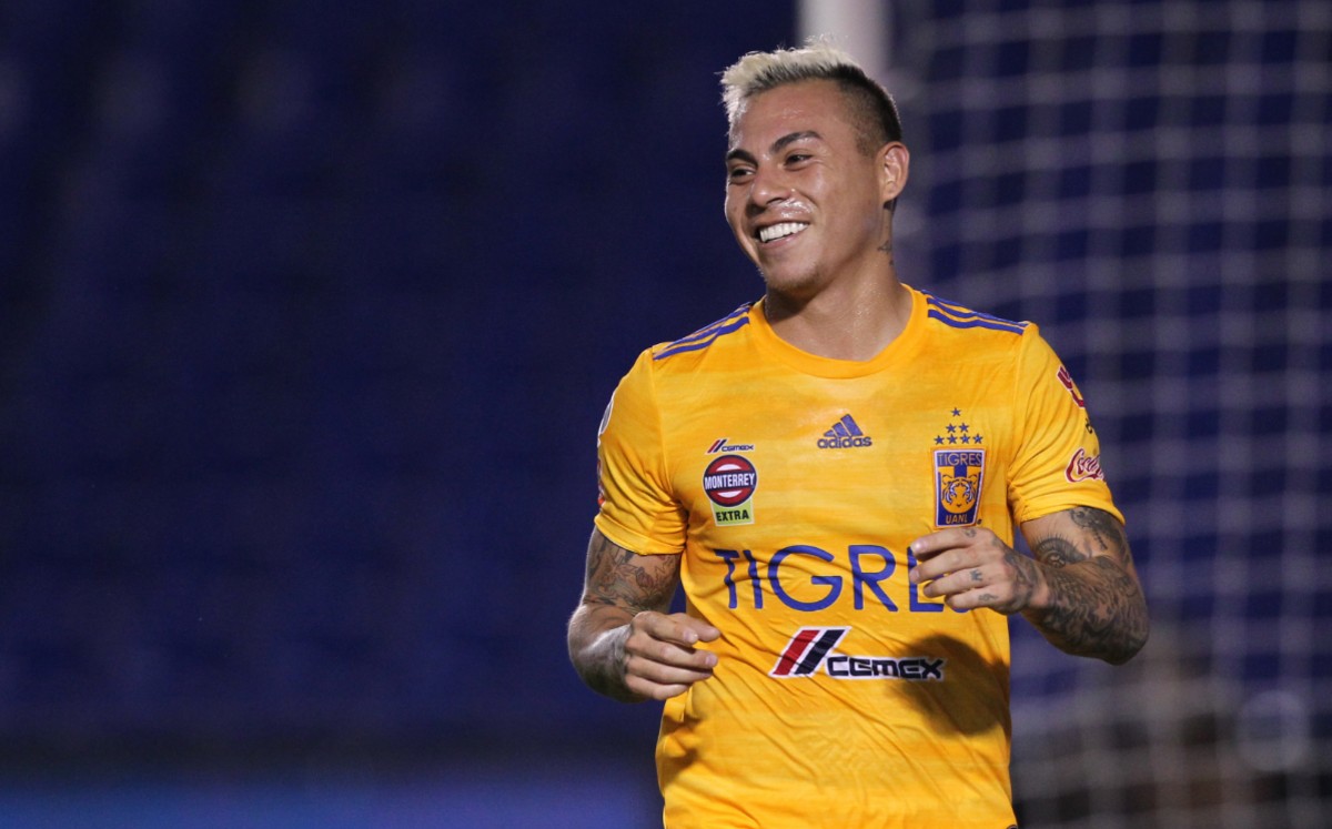 El chileno suma 108 partidos con la camiseta de Tigres en la Liga MX. FOTO: Imago7.