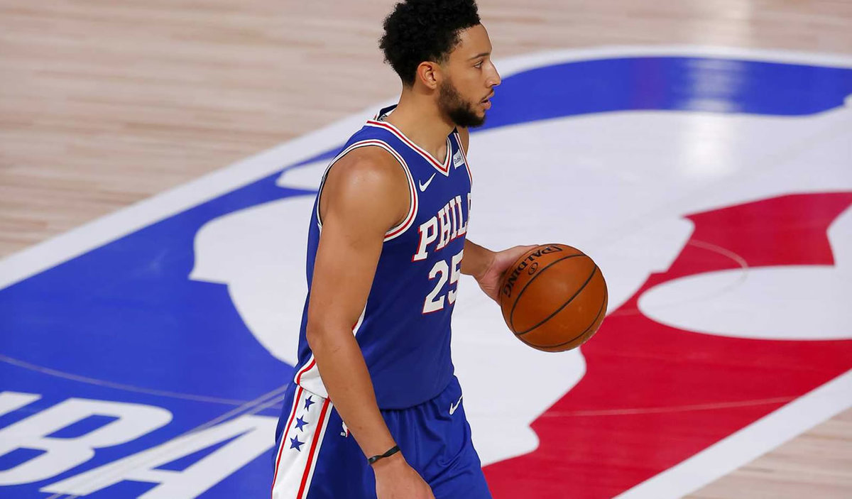 Ben Simmons, el base australiano estrella de los Philadelphia 76ers. (AFP)