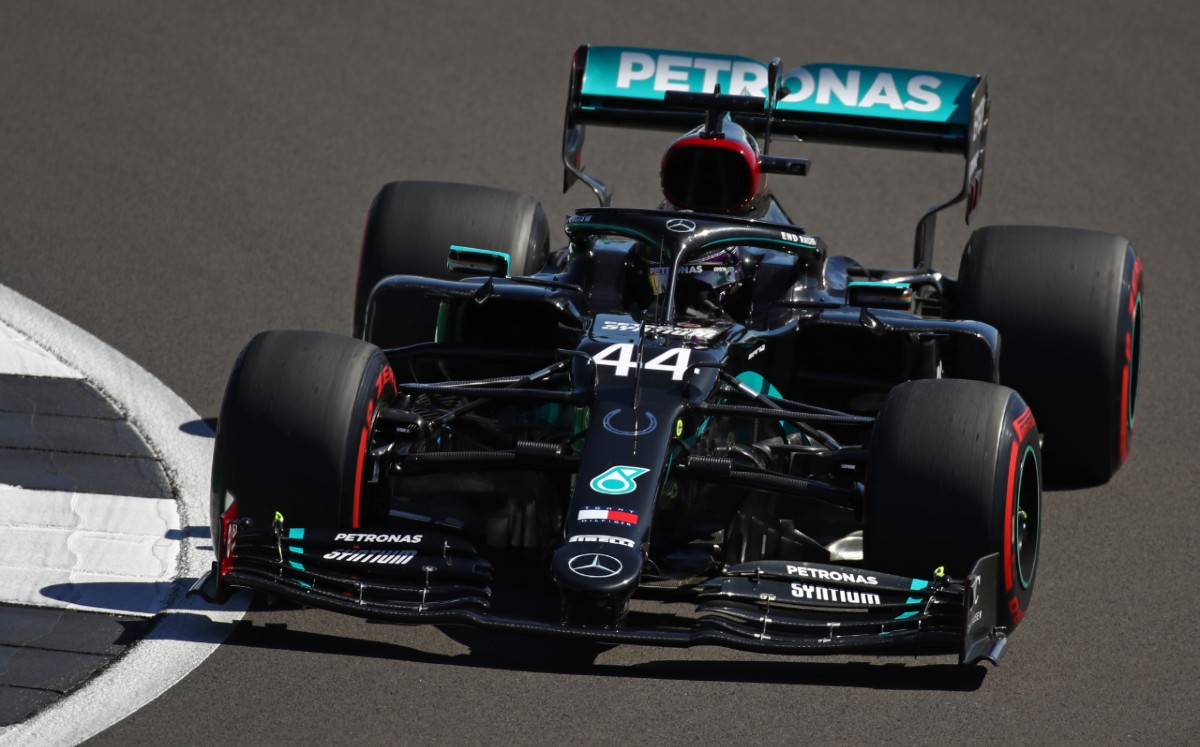 Hamilton y Bottas, los mejores en los ensayos de GP 70 Aniversario de F1. Foto: AFP